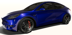 EFP-19 Forged Wheel on Tesla Model Y